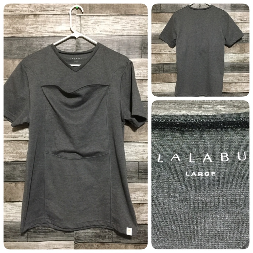 Lalabu Women's Charcoal Short Sleeve Tee